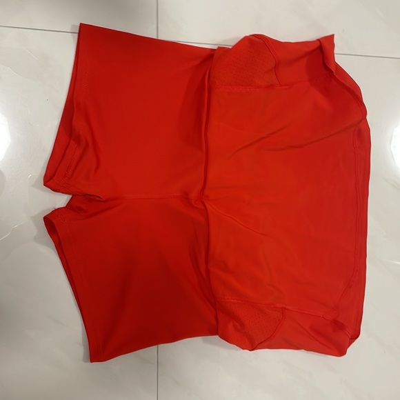 Positive orange tennis skirt - Picture 2 of 5